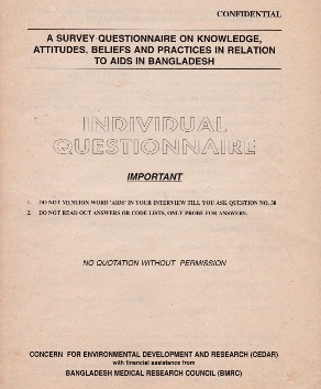 Follow up KABP Survey in Relation to HIV/AIDS in Bangladesh